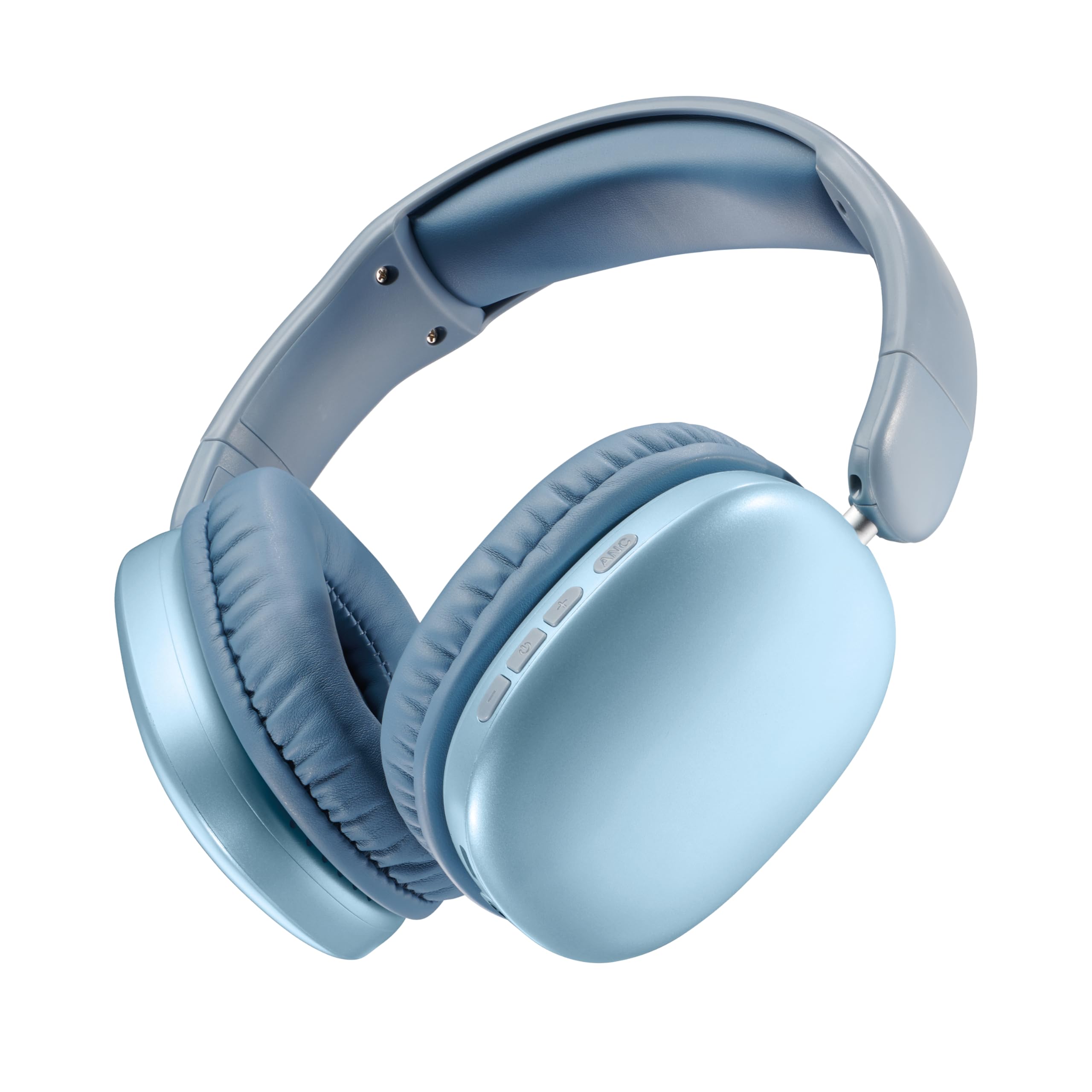 Music Sound MAXI3 Cuffie Wireless Over-ear, Cancellazione attiva del rumore, audio immersivo e cristallino, Fino a 35h di PLAYTIME NON STOP, Compatibile con tutti i dispositivi, Ricarica USB-C, Blu