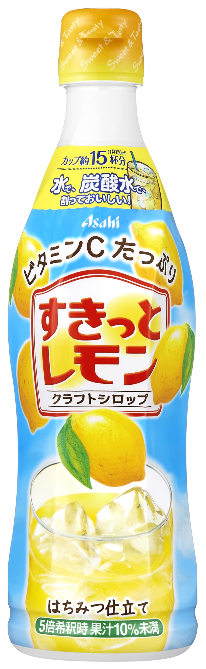 Amazon.co.jp: 【6本】アサヒ飲料 クラフトシロップ すきっとレモン