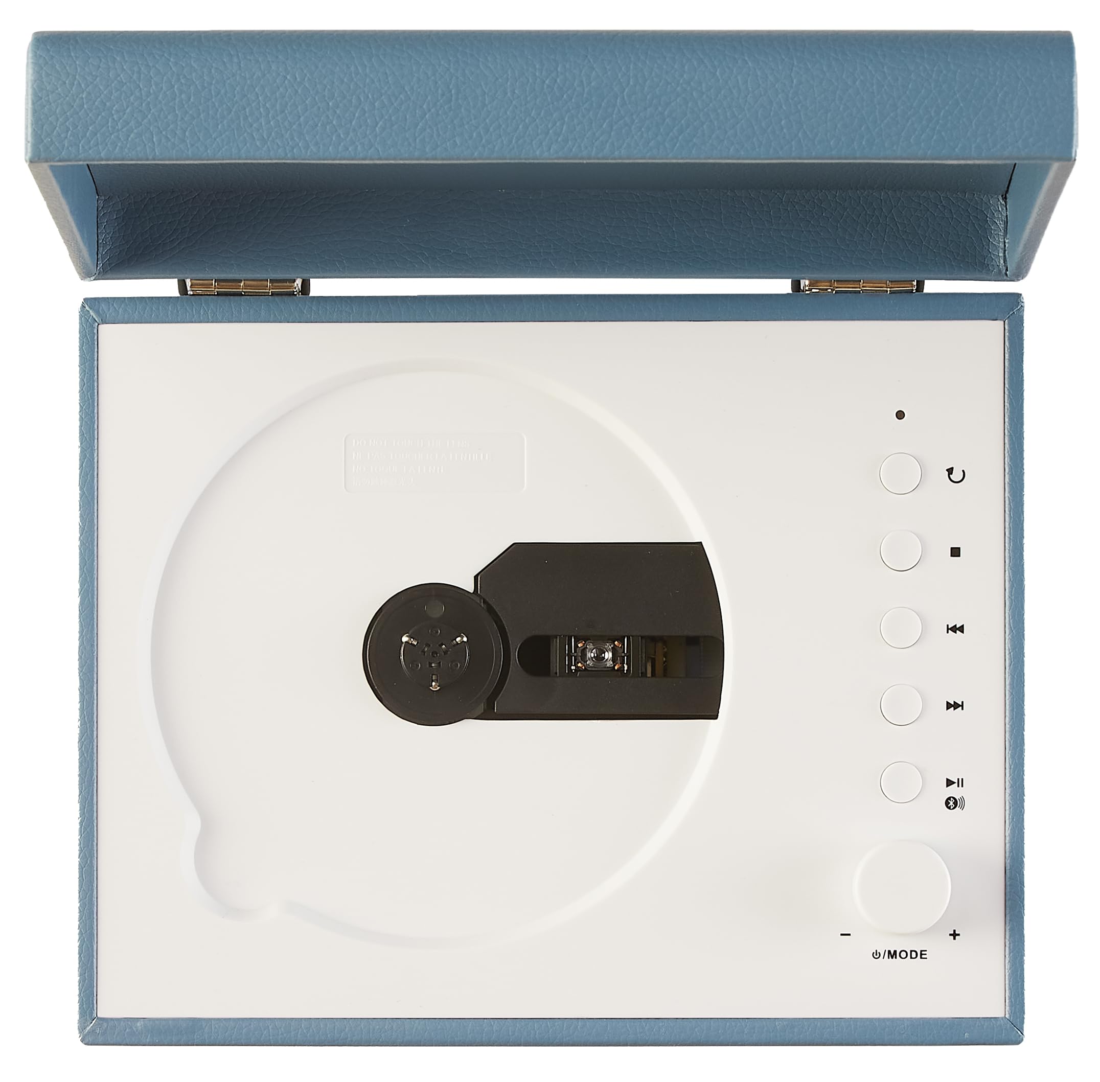 Crosley Voyager Lecteur CD Portable avec Bluetooth, Haut-parleurs stéréo intégrés et Radio FM – Lecteurs CD Rechargeables pour la Maison, Le Bureau et Les Voyages avec Prise Casque, entrée auxiliaire
