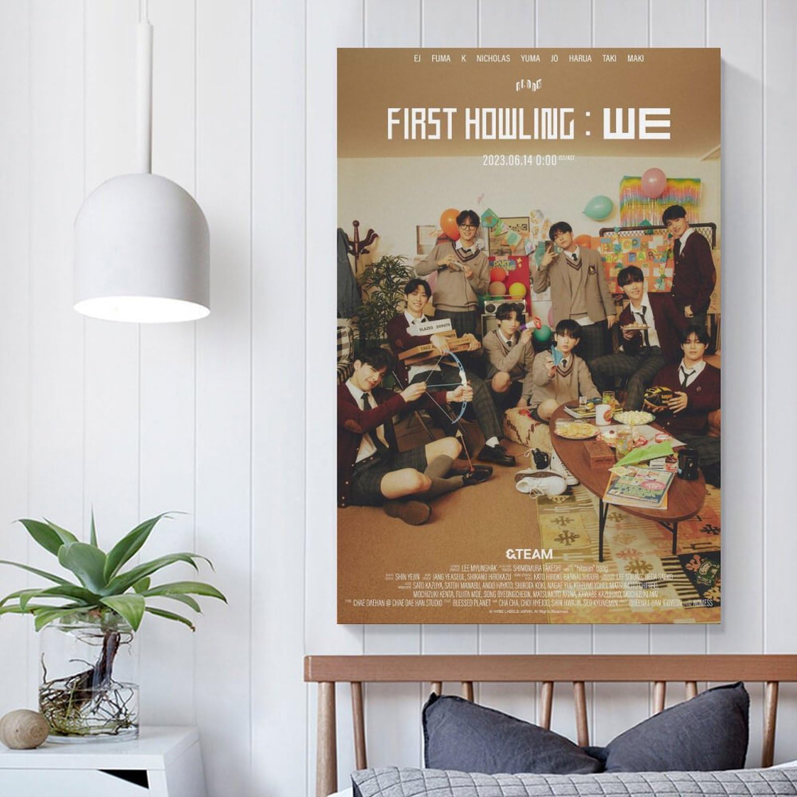 Amazon.co.jp: &TEAM エンティーム First Howling WE 人気キャンバス