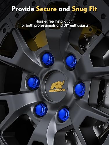 Vista 68 de MIKKUPPA Tuercas de llanta M12x1.5 – Repuesto para Fusion 2006-2020, Focus 2000-2023, rueda de escape 2001-2023 – 20 tuercas negras de extremo