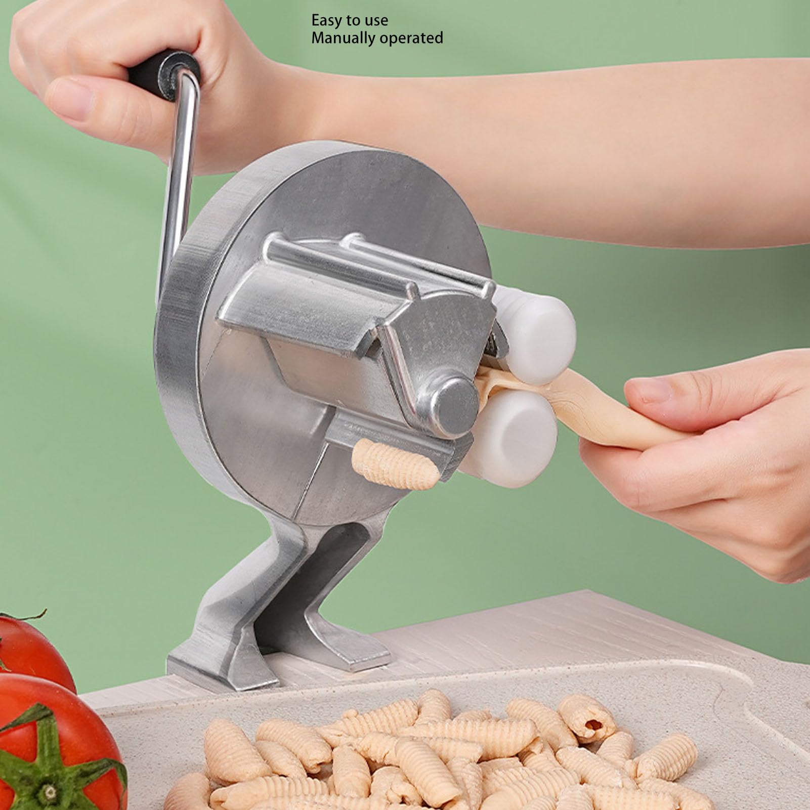 Máquina para Hacer Cavatelli, Máquina Hacer Pasta Manual Cavatelli, Máquina Prensar Fideos Rodillo Pasta, Máquina Hacer Macarrones con ñoquis Auténticos Mano para Italiana Casera