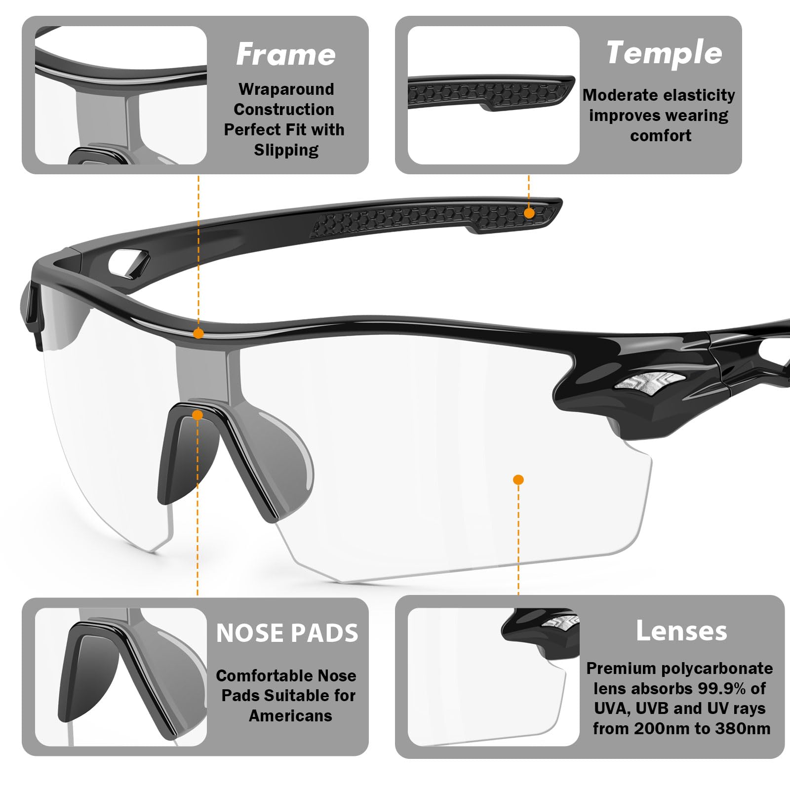 Paquete de 12 gafas de seguridad, ANSI Z87.1+gafas de protección UV, resistentes a los impactos, antiarañazos, para hombres y mujeres