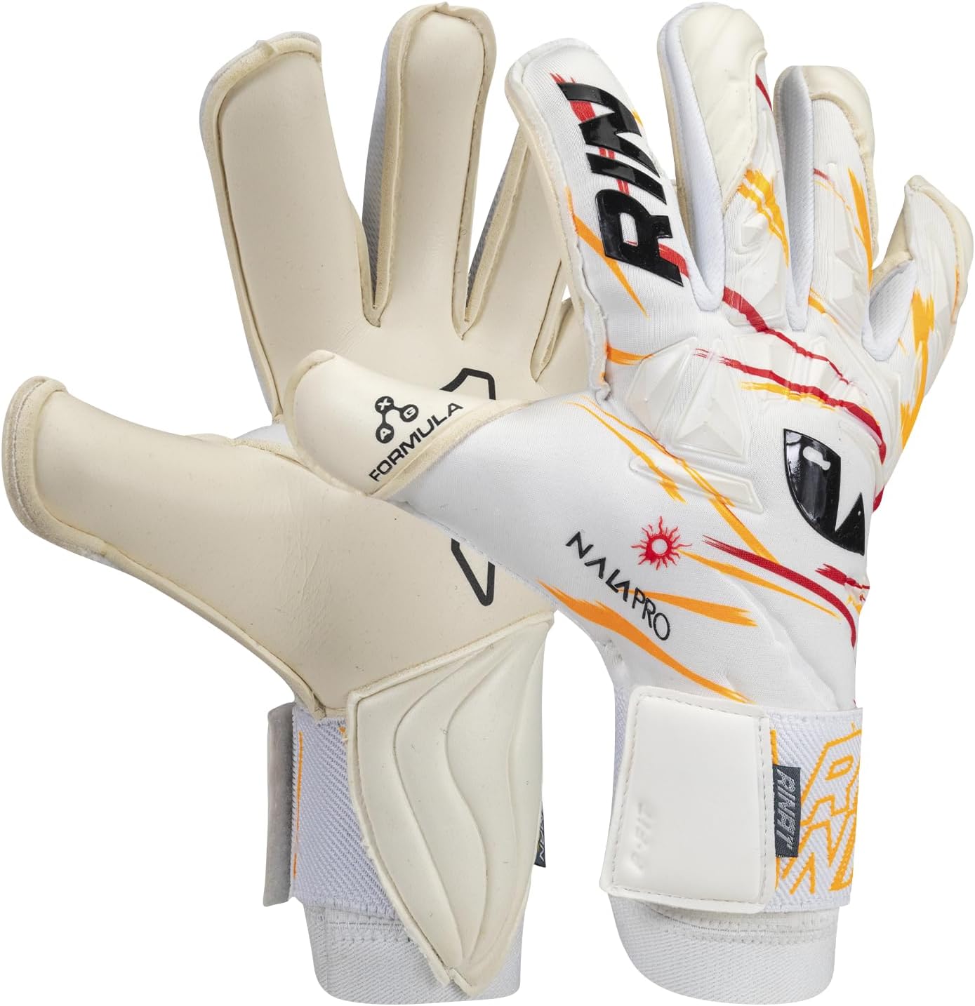 Rinat NALA Women’s Pro Goalkeeper Glove – AXG Formula Latex Grip, ErgoRoll Cut, Impact Protection, Lightweight Design, Secure Fit, All-Weather Performance