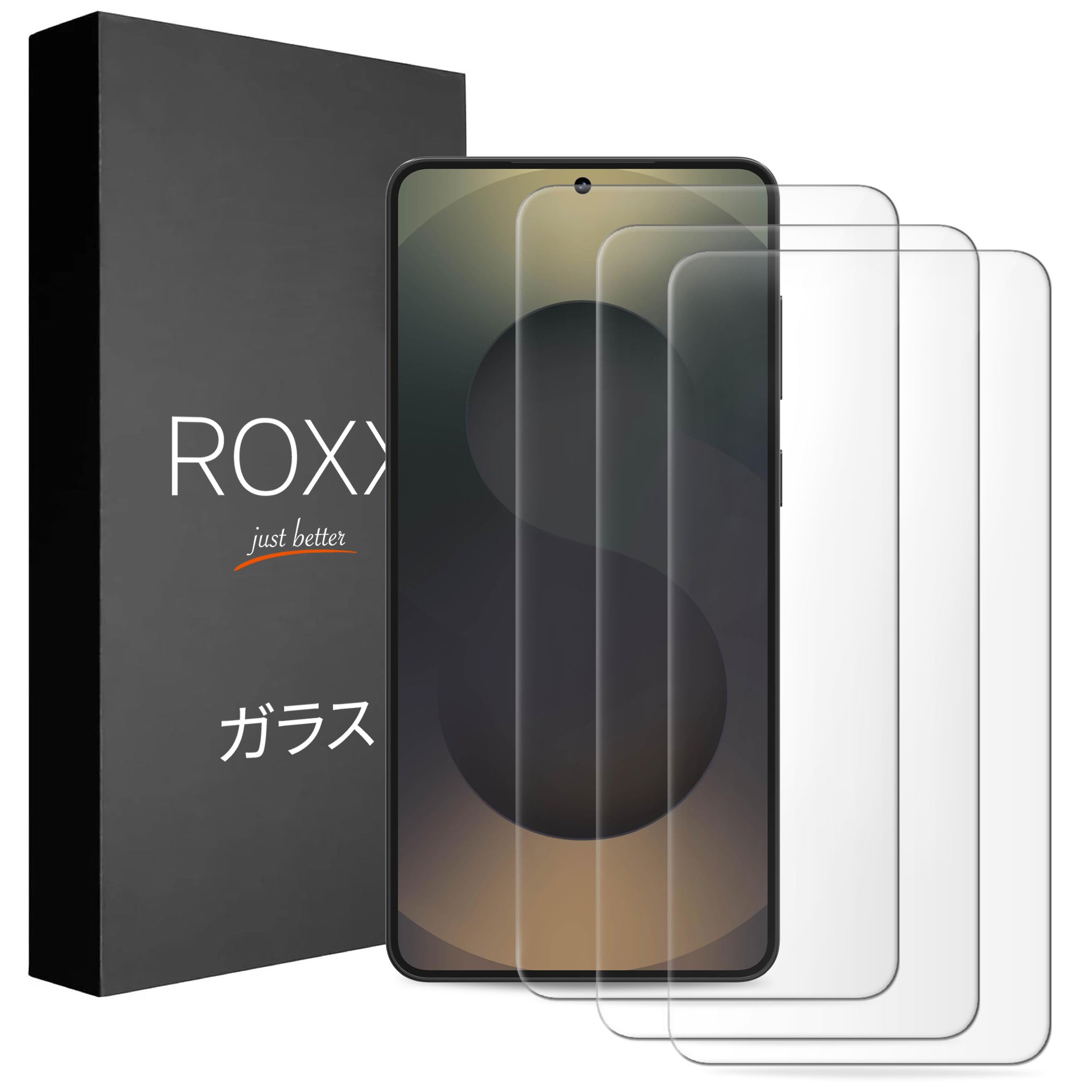Cristal protector japonés de alta resistencia Roxx para Samsung Galaxy S25e Edge 8