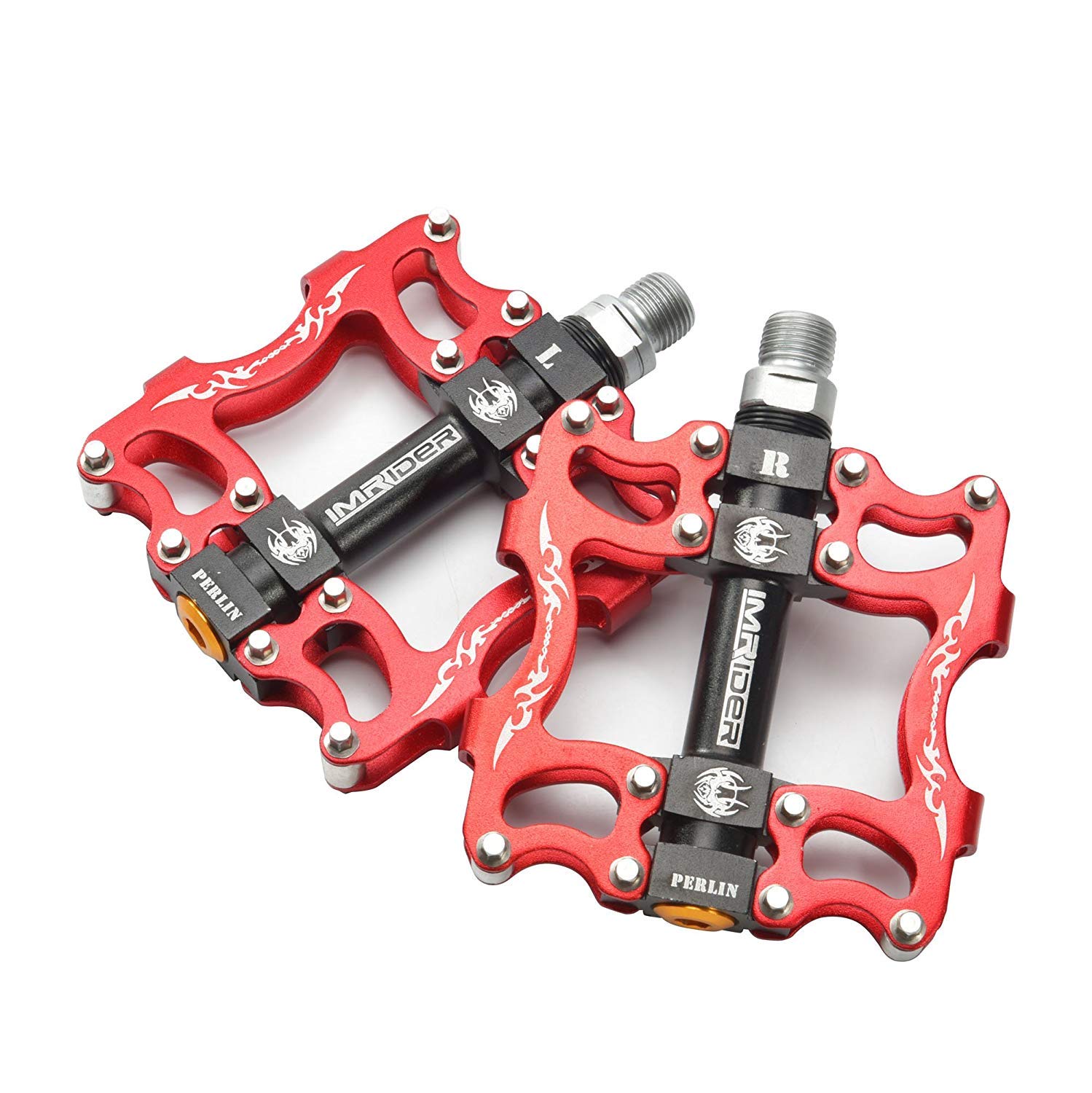 MTB Bike Pedals Aluminum Bicycle Pedals Flat Lightweight Mountain Road Bike Pedal