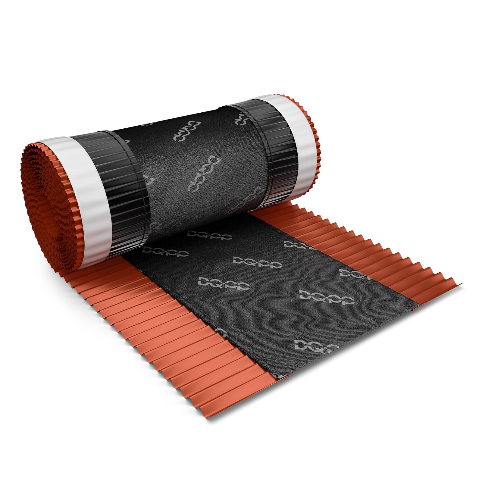 5m x 390mm Brun cuivré closoir ventilé RAL 8004