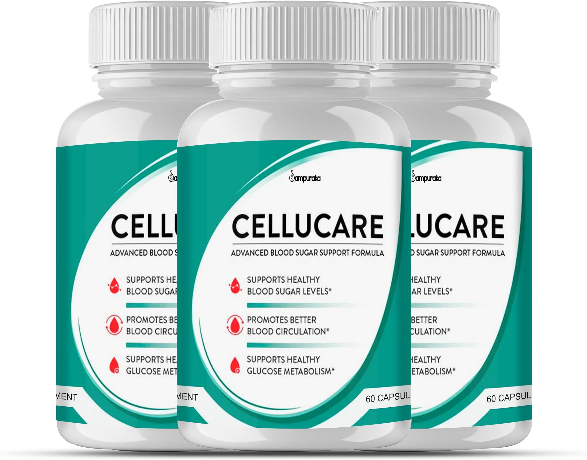 Cellucare Advanced Formula Supplement, 3 Packs, 180 Capsules