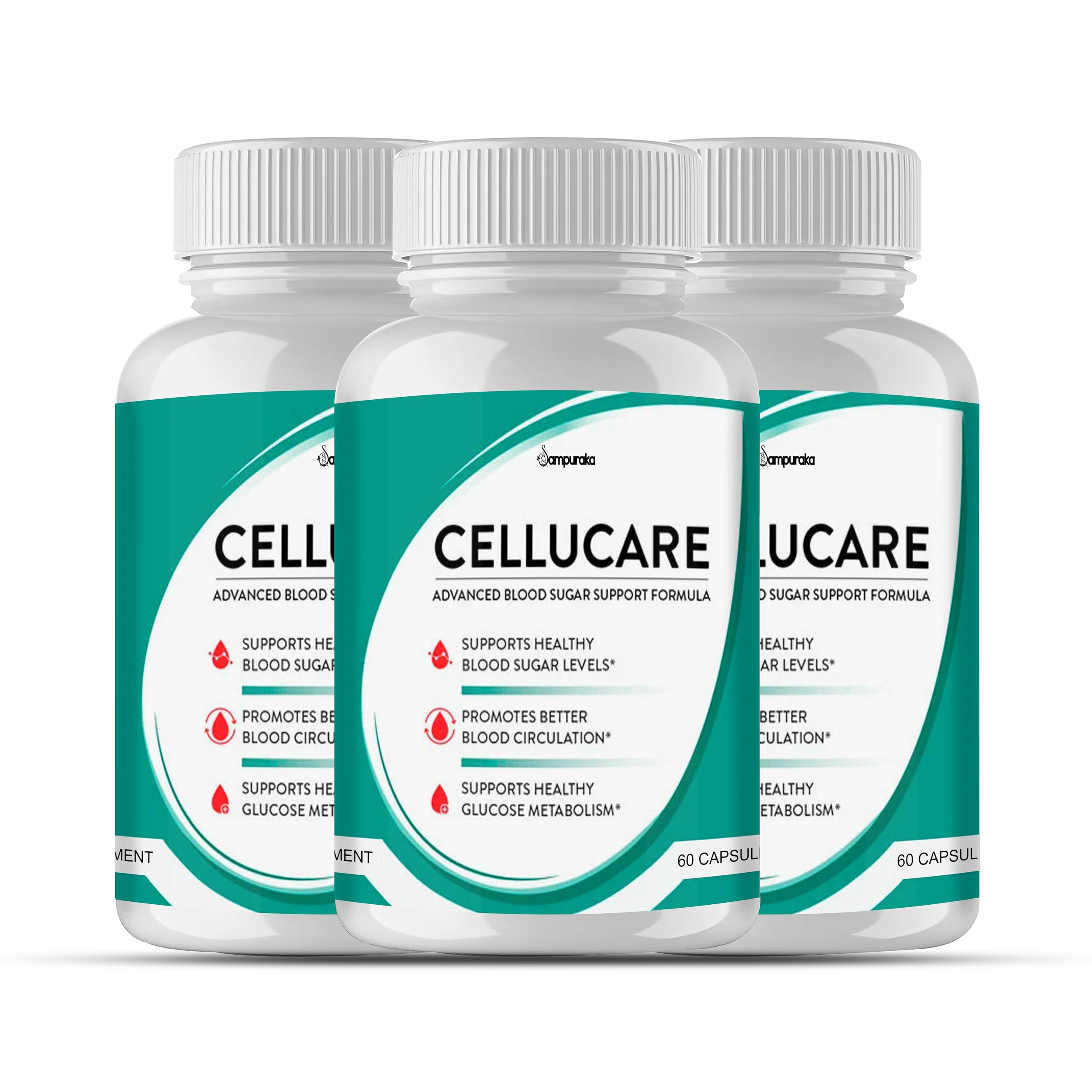 Cellucare Advanced Formula Supplement, 3 Packs, 180 Capsules