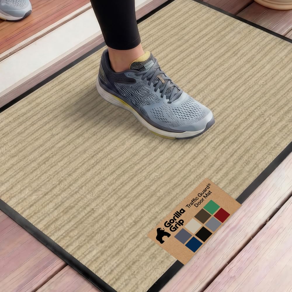 Amazon.com: GORILLA GRIP Waterproof Traffic Guard Door Mat, 35x23