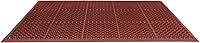 Vista 13 de Winco Alfombra de grado comercial, 3' x 5', rojo