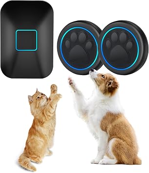 Halo Paw Smart Dog Door BellBK Dog Bells to Go Outside 2 Bells & 1 Chime