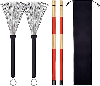 Brushes Retractable Acoustic Portable Storage
