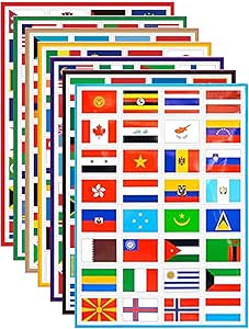 Autocollants Mondiaux De Drapeau, Autocollants Country