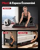 PASYOU Banc Musculation Pliable, Banc Muscu Plat et Inclinable Multi-Niveaux avec 300KG de Capacité de Charge, Réglable Banc de Musculation pour Salle de Sport à Domicile Double Cadre. - 3