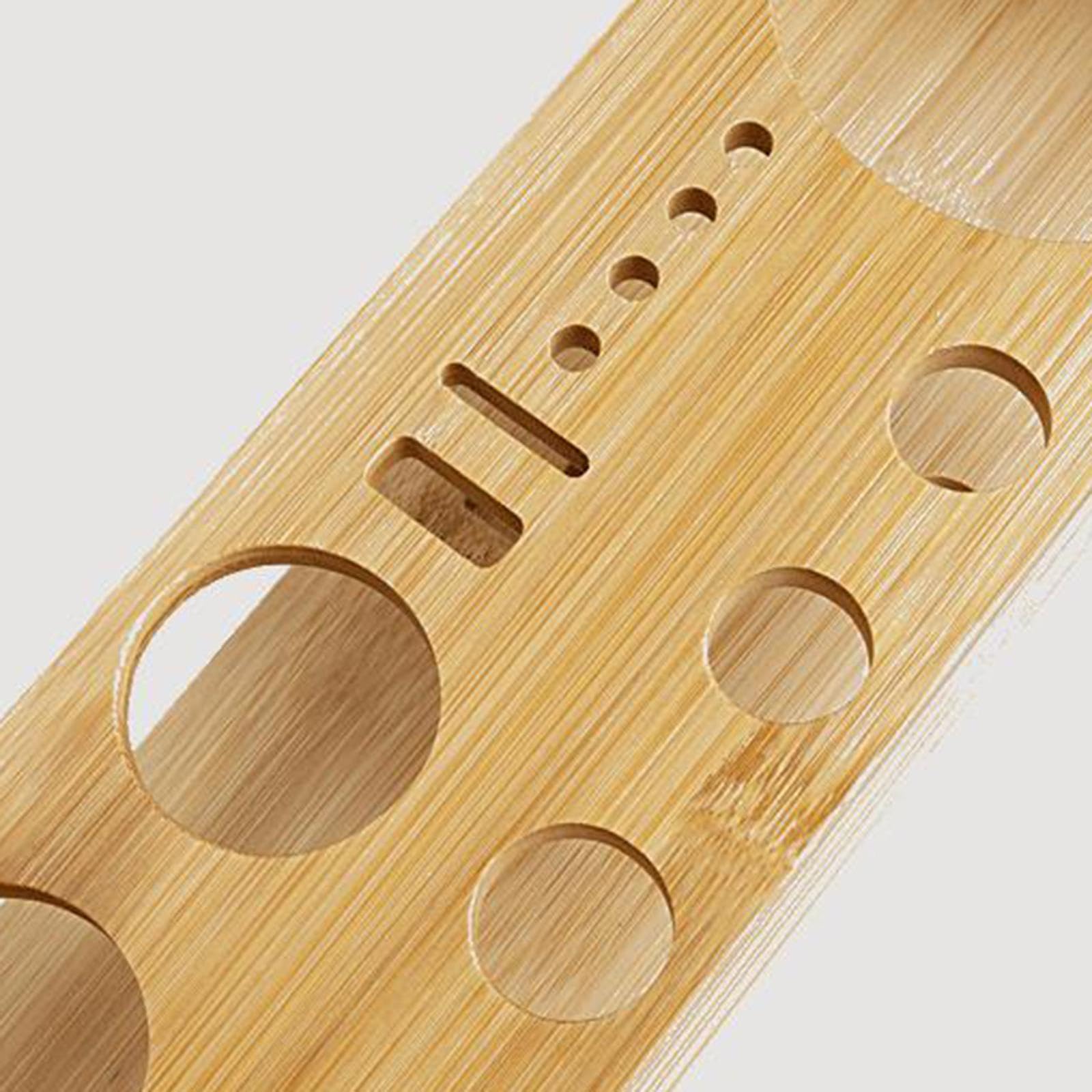 Portaherramientas Bartending Madera 31cm - Organizador Para Cócteles Y Bar
