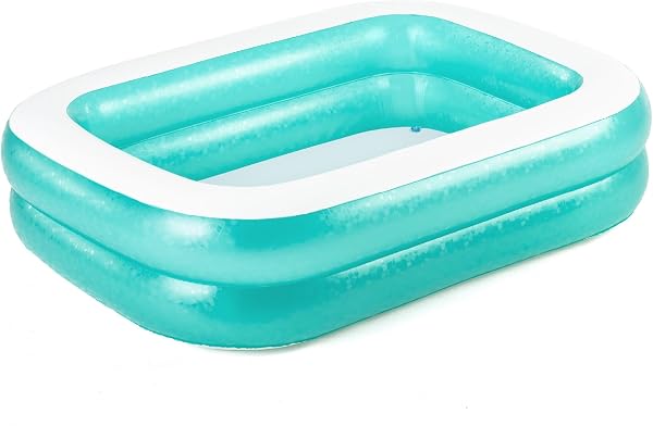 Bestway 54005 Piscine Gonflable Familiale Translucide 200x146x48 cm - 1