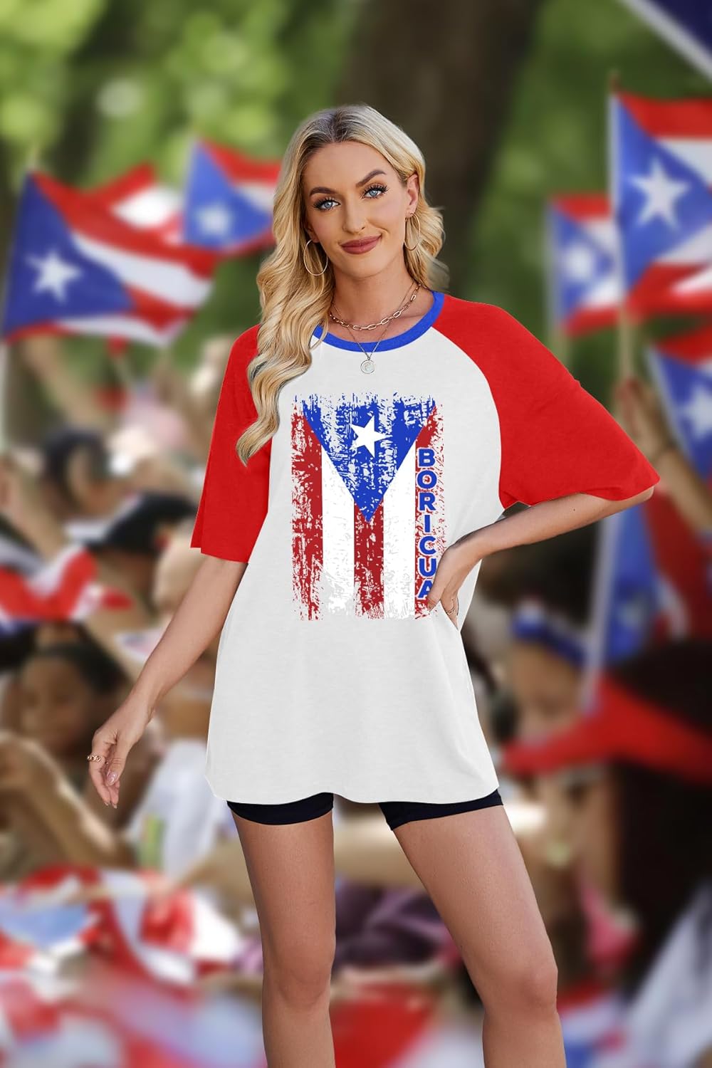 Puerto Rico Shirt Women Boricua Tshirt Y2k Aesthetic Tops Puerto Rican Pride Tee Vintage 90s Streetwear Shirts - Image 3
