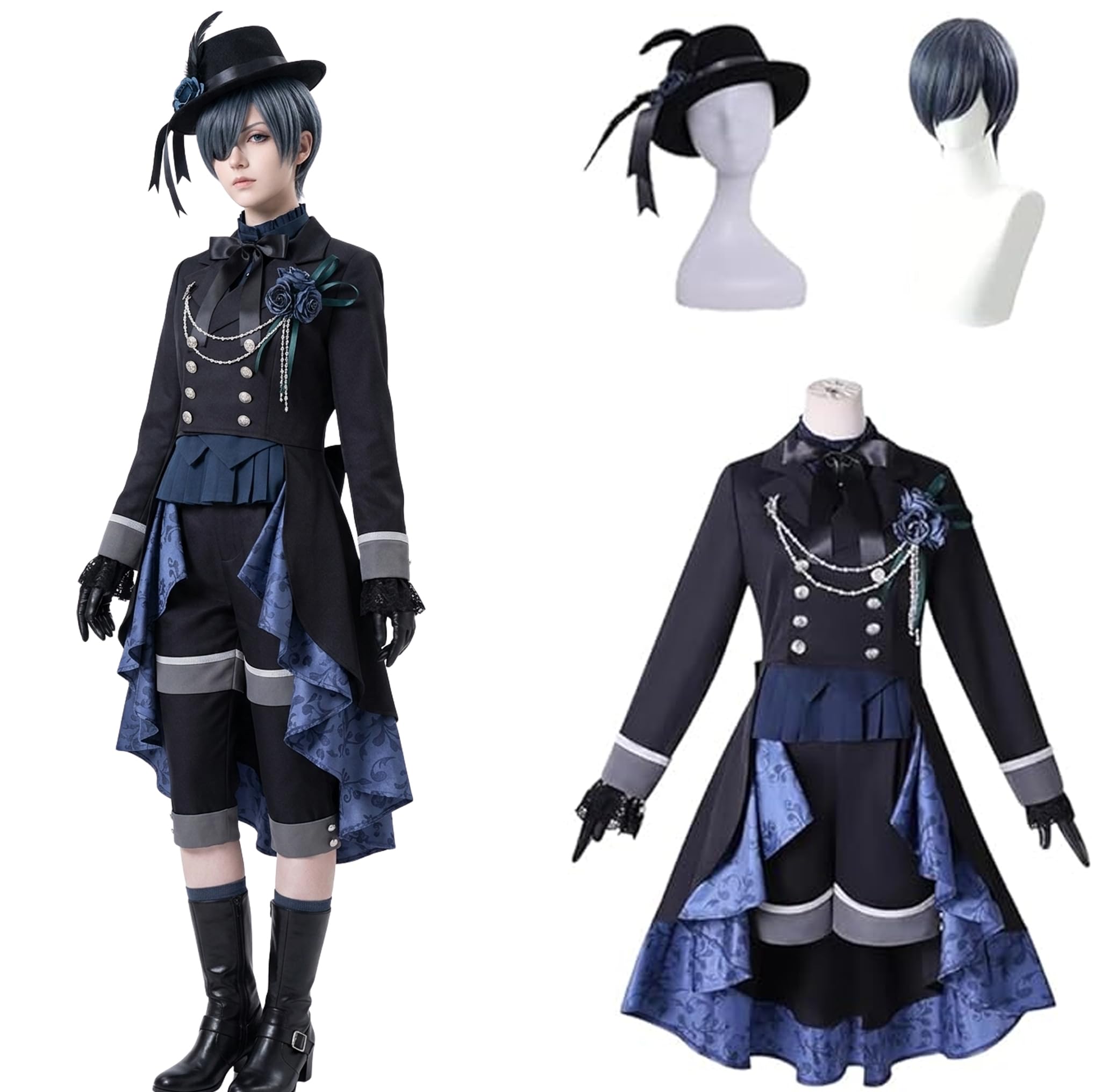 Amazon.co.jp: [NEATMOA] 黒執事 -緑の魔女編- シエル・ファントム