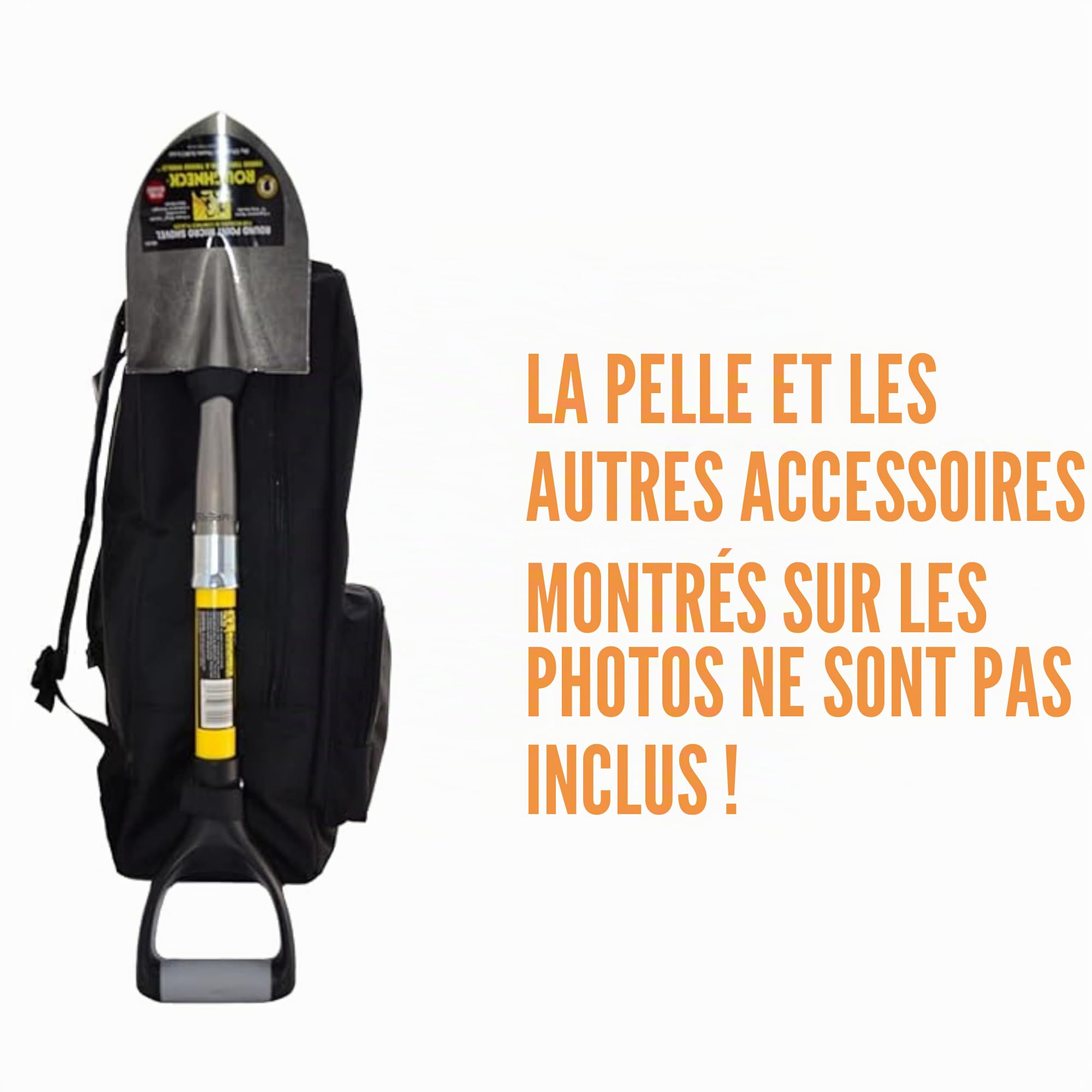 Sac à dos HD pour Détecteur de Métaux avec support de pelle