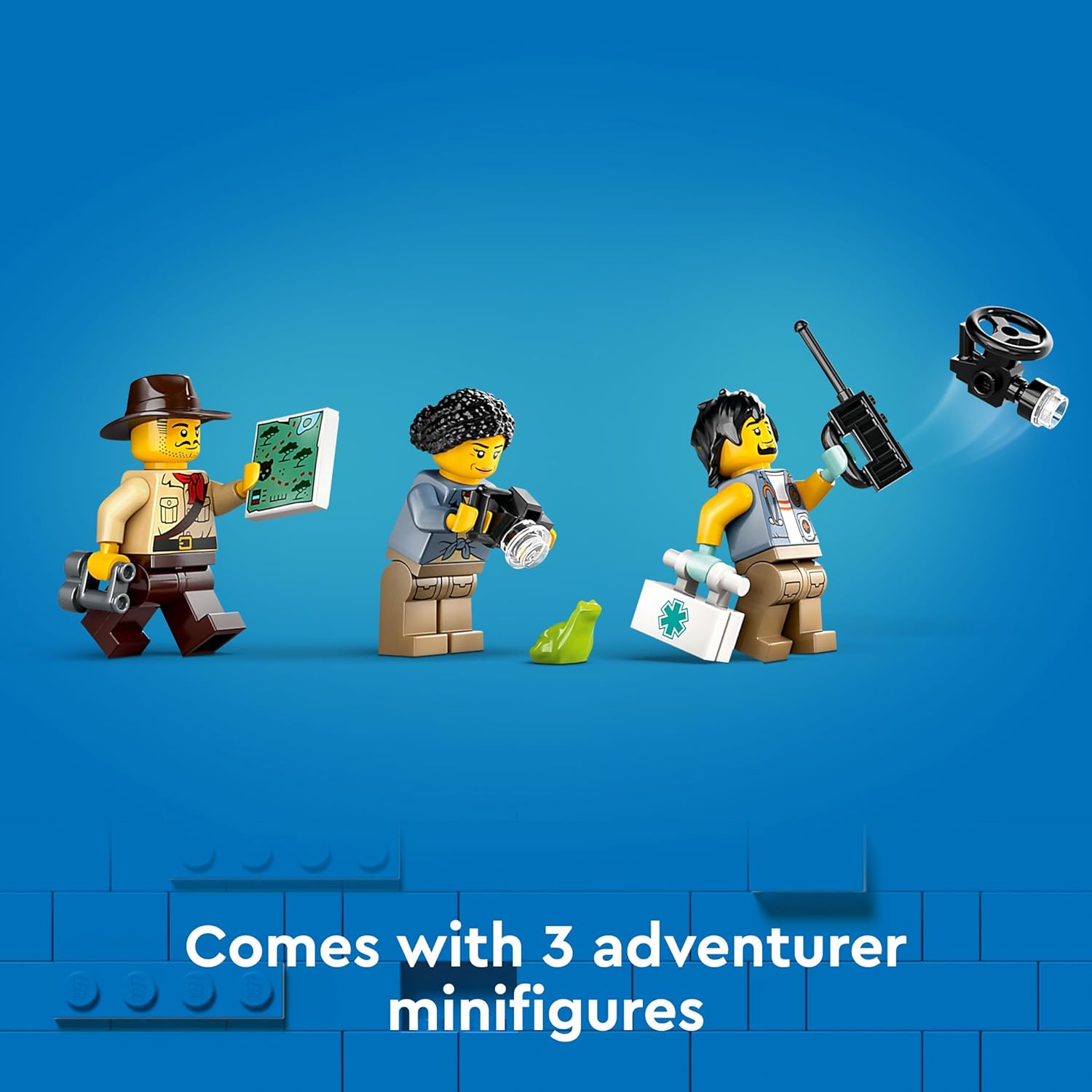 Lego City Jungle Explorer Truck - Toy for Children Boys and Girls from 6 Years - Fun Gift - Adventure Vehicle - 3 Adventurer Minifigures - Tiger 60426