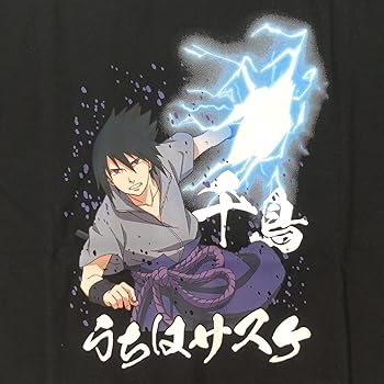 Amazon | Tシャツ サスケ NARUTO 疾風伝 キャラクター グッズ 半袖