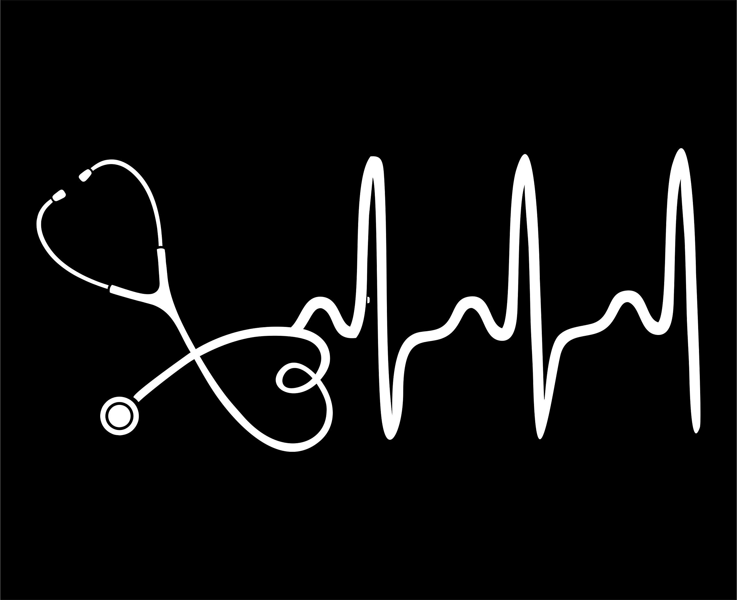 Sweet Tea Decals Stethoscope -Doctor- Nurse -Heart - 8