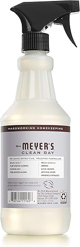 Miniatura 8 de MRS. MEYER'S CLEAN DAY Limpiador de espejos y ventanas, ideal para superficies de vidrio en interiores y exteriores, verbena de limón, 24 onzas