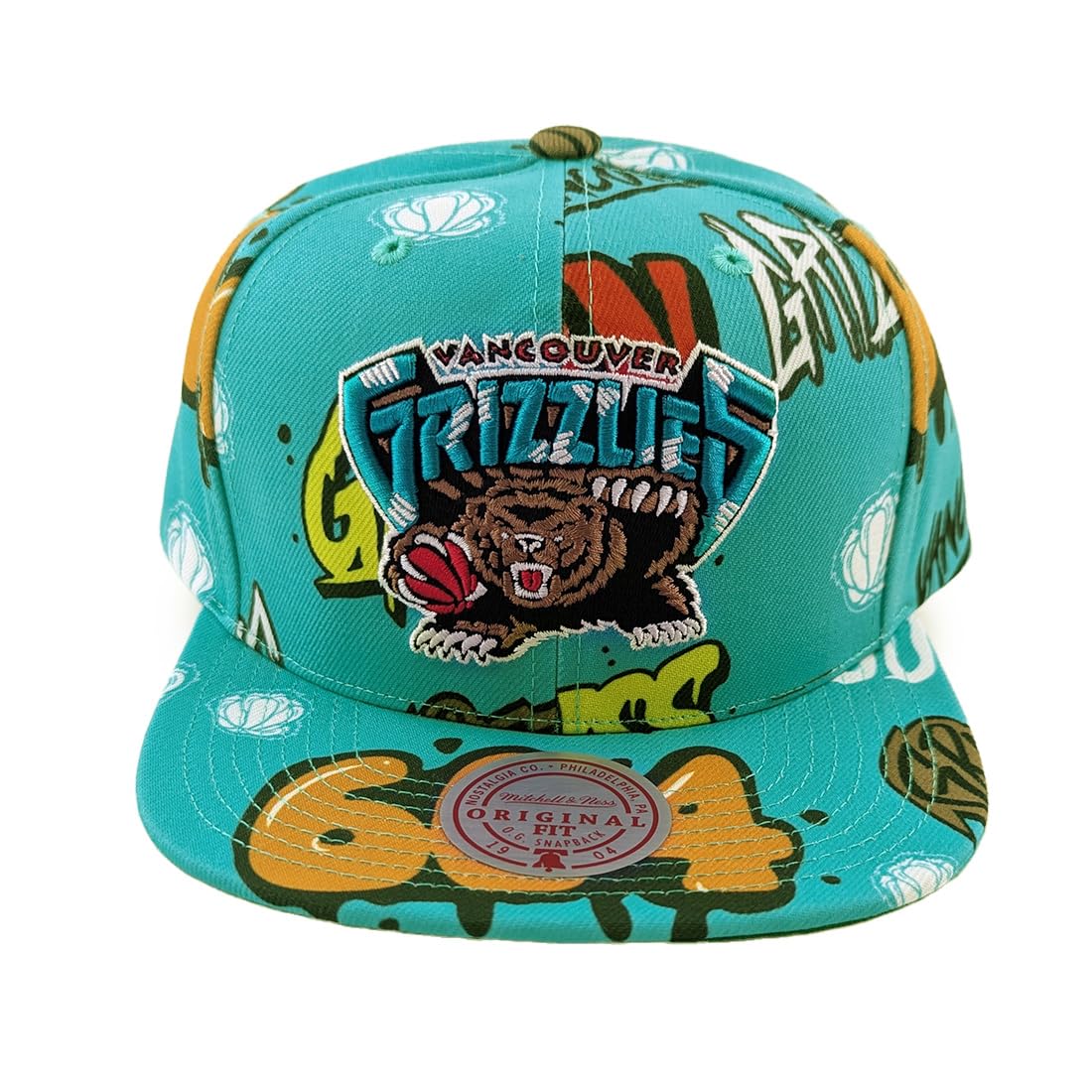 Mitchell & Ness NBA Snapback Cap Sticker Pack Vancouver Grizzlies