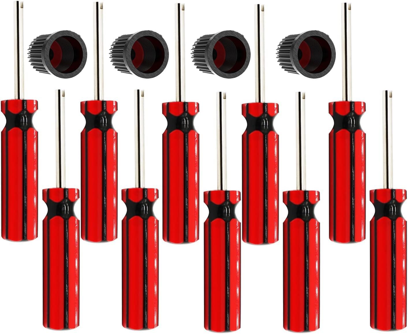 Amcarker 10 Pcs 6523339 Valve Core Removal Tool w/4 Tire