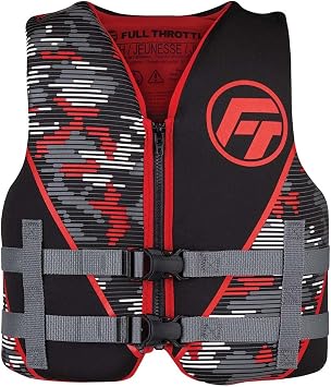 Full Throttle Youth Rapid Dry Neoprene Life Jacket