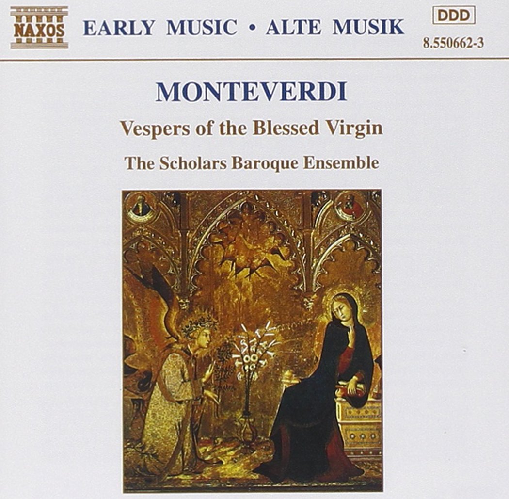 85506623 Claudio Monteverdi Vespers of the Blessed Virgin double CD Europe Naxos