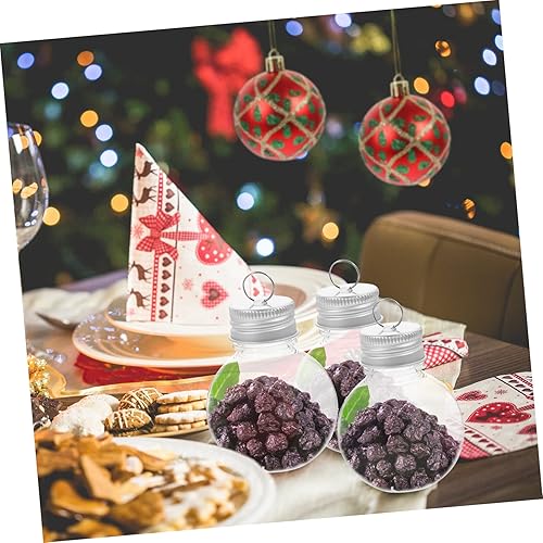 Miniatura 7 de BESTOYARD Botella esférica conveniente, botellas vacías, adornos de alcohol, café, bulbo, botella, bolas de adornos iridiscentes, bebidas