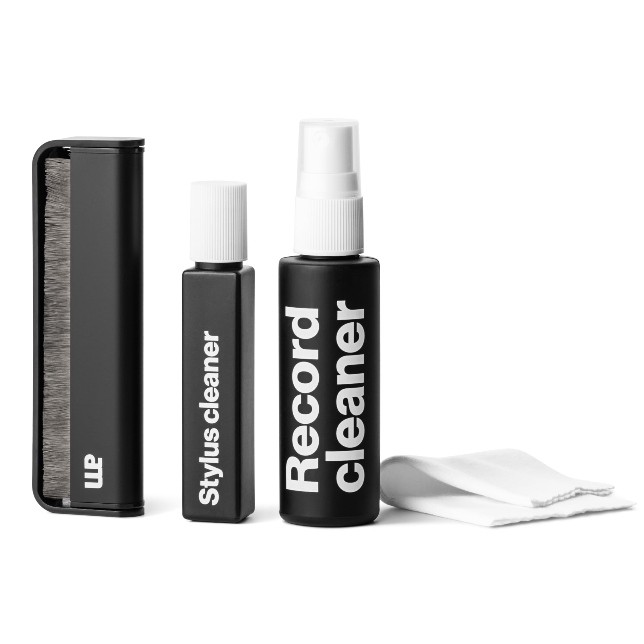 – Vinyl Record Cleaning Kit (3-Pack) – 45ml Cleaner Spray, Anti-Static Brush, Stylus Cleaner & Microfibre Cloth – Essential Record Player Accessory for Vinyl Lovers