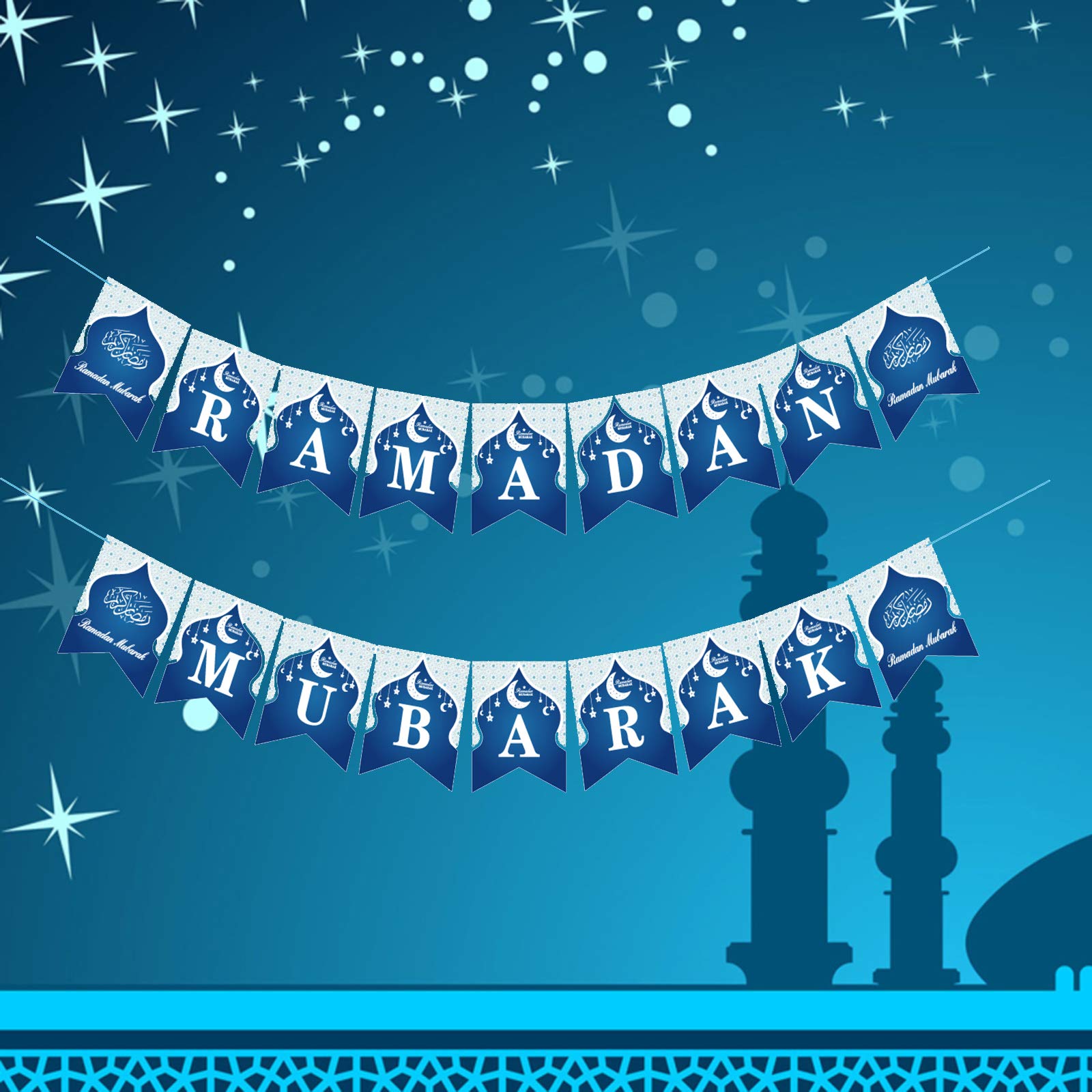 Ramadan Mubarak Decorazioni, Happy Eid Stella Luna