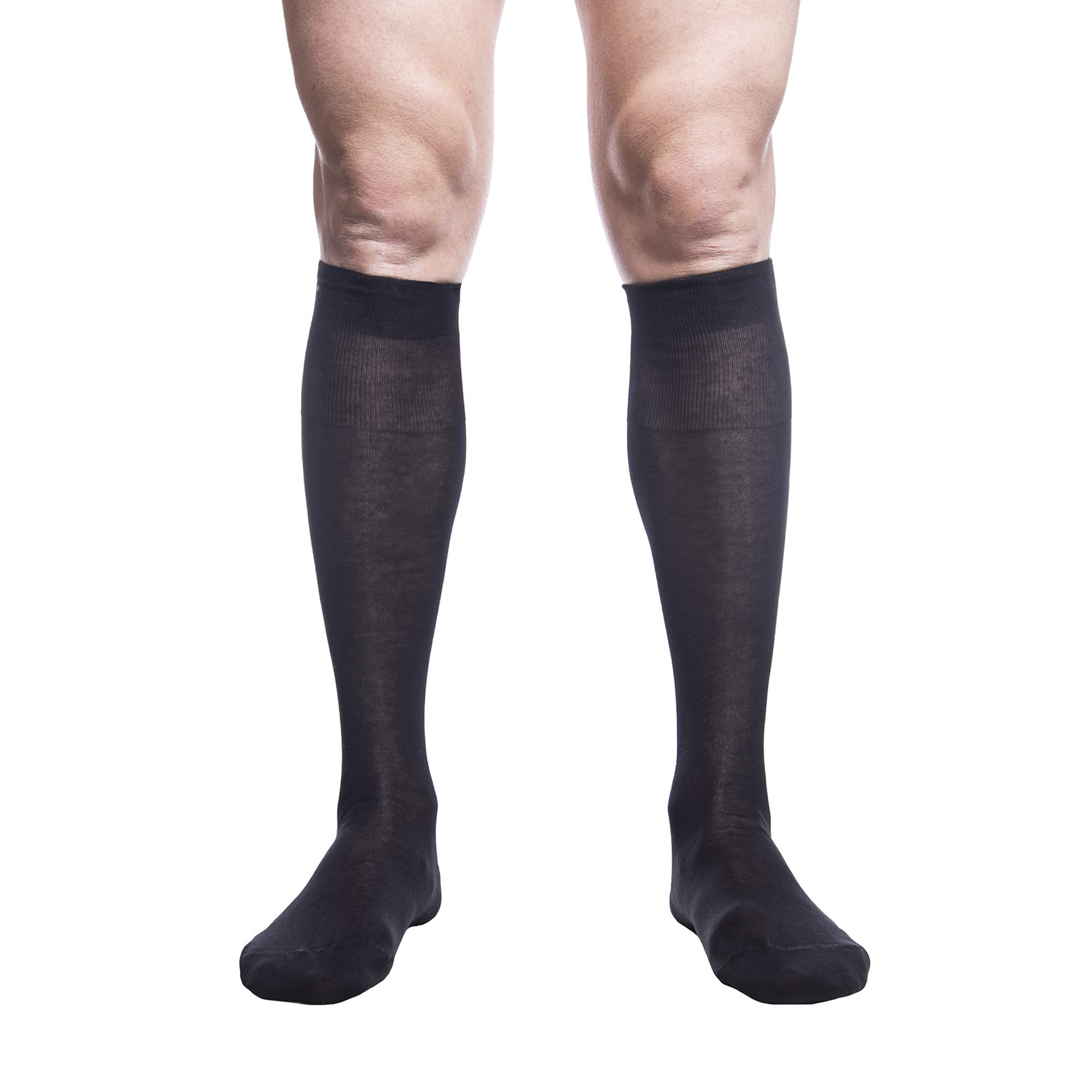 PETTI Artigiani Italiani - Calzini, Calze Uomo, Calzino Uomo, Calze Lunghe e Corte Uomo, 6 Paia Calze Uomo Filo di Scozia, 100% Made in Italy