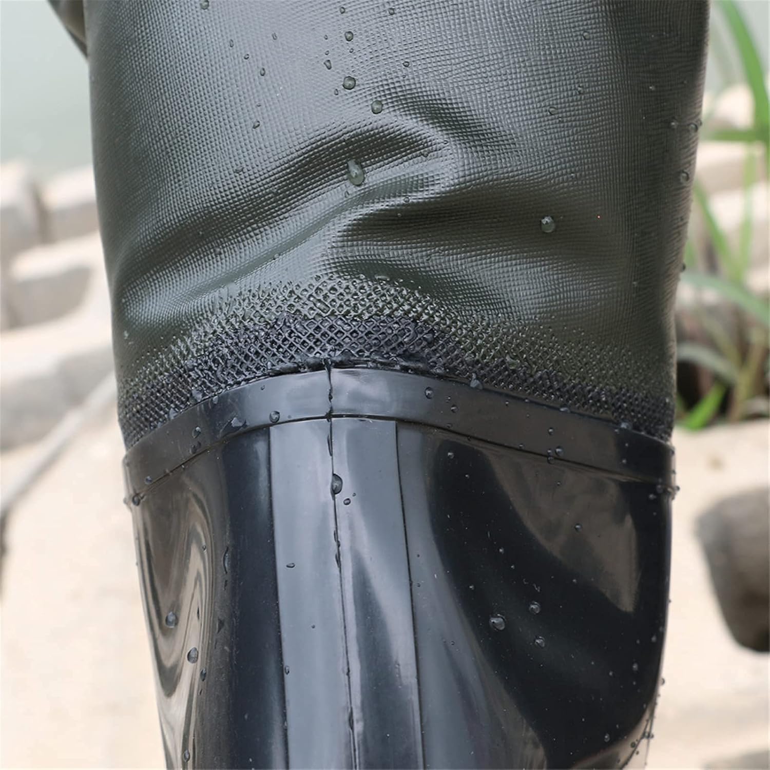 フィッシングブーツ、男性と女性のためのブーツ付きフィッシングチェストウェーダー、フィッシングブーツ＆ウェーダー防水ハンティング＆フィ
