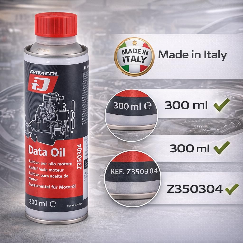 Datacol Aditivo para Aceite de Motor Data Oil 300 ml – Antihumo y Anticonsumo | Tratamiento para Motor, Reduce Ruido, Mejora Lubricación y Protección | Gasolina y Diésel con DPF (4) — view 6