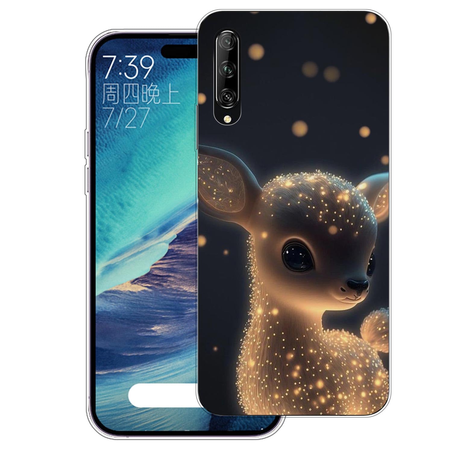 Cover Gatto Farfalla Per Huawei P50E: Morbida, Trasparente E Anti Ingiallimento! Protezione Antiurto E Antigraffio