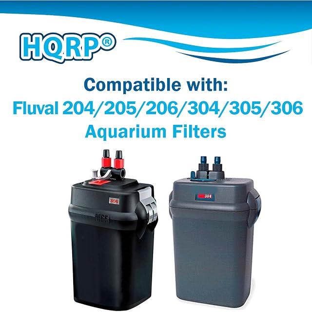 Foto 3 de 8 de HQRP 4 Filtros de Espuma de Acuario Bloque Compatible con Fluval 204, 205, 206, 304, 305, 306; A222