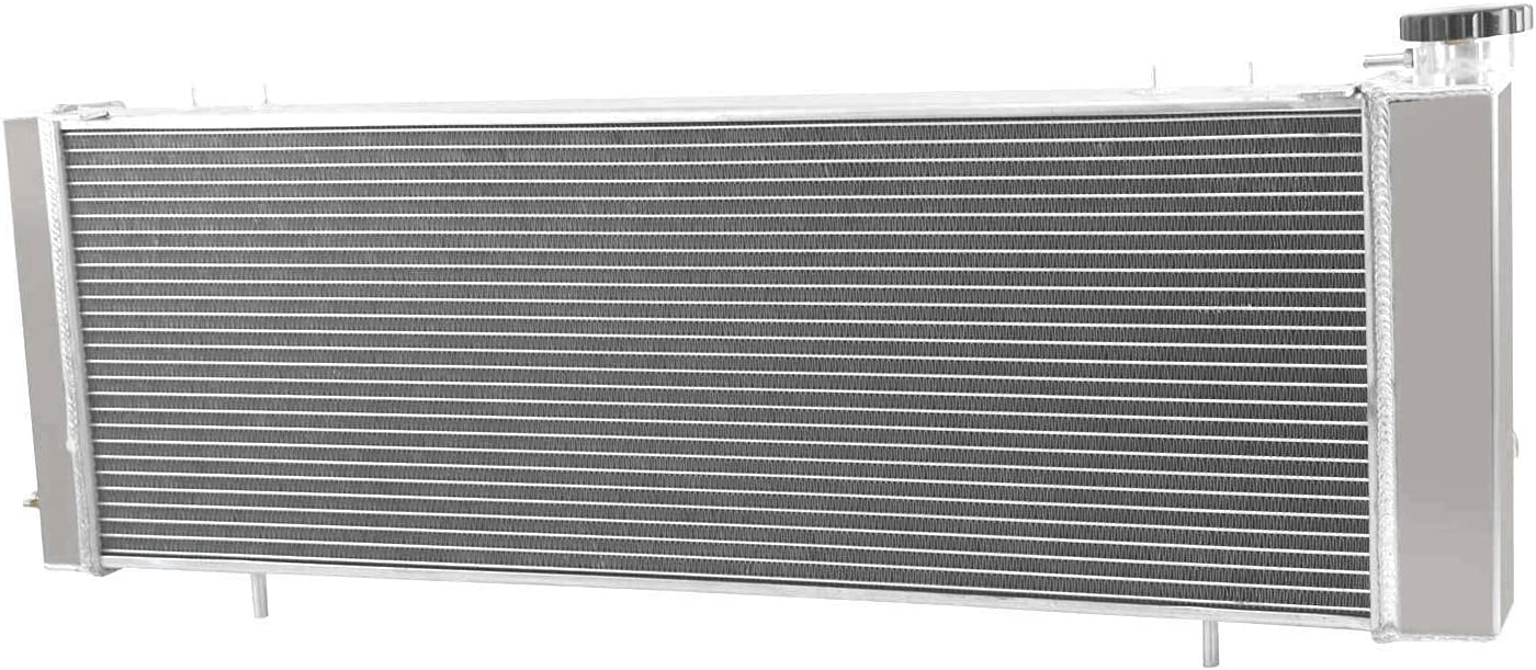 3 Rows Aluminum Radiator for 1991-2001 Jeep Cherokee XJ 2.5L L4 4.0L L6 AT/MT