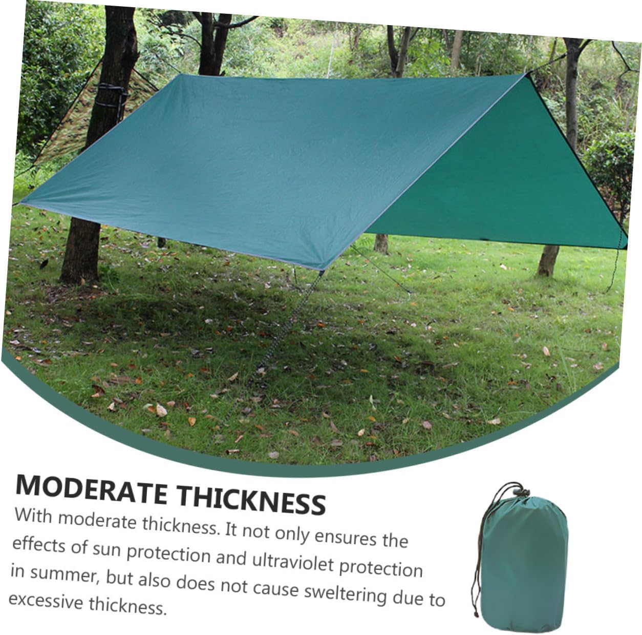 BESPORTBLE Corners Square Camping Tent Tent Lightweight Design Outdoor Travel for Season Use
