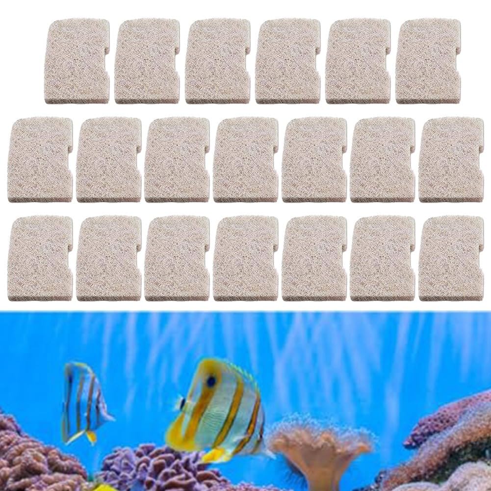 for Effective Ammonia Control Compatible Having 306 or 307 or 406 or 407 Canister Aquarium Ammonia Removal Filter Pads 20 Pack 12 X 73 Cm Fiber Cotton for Media