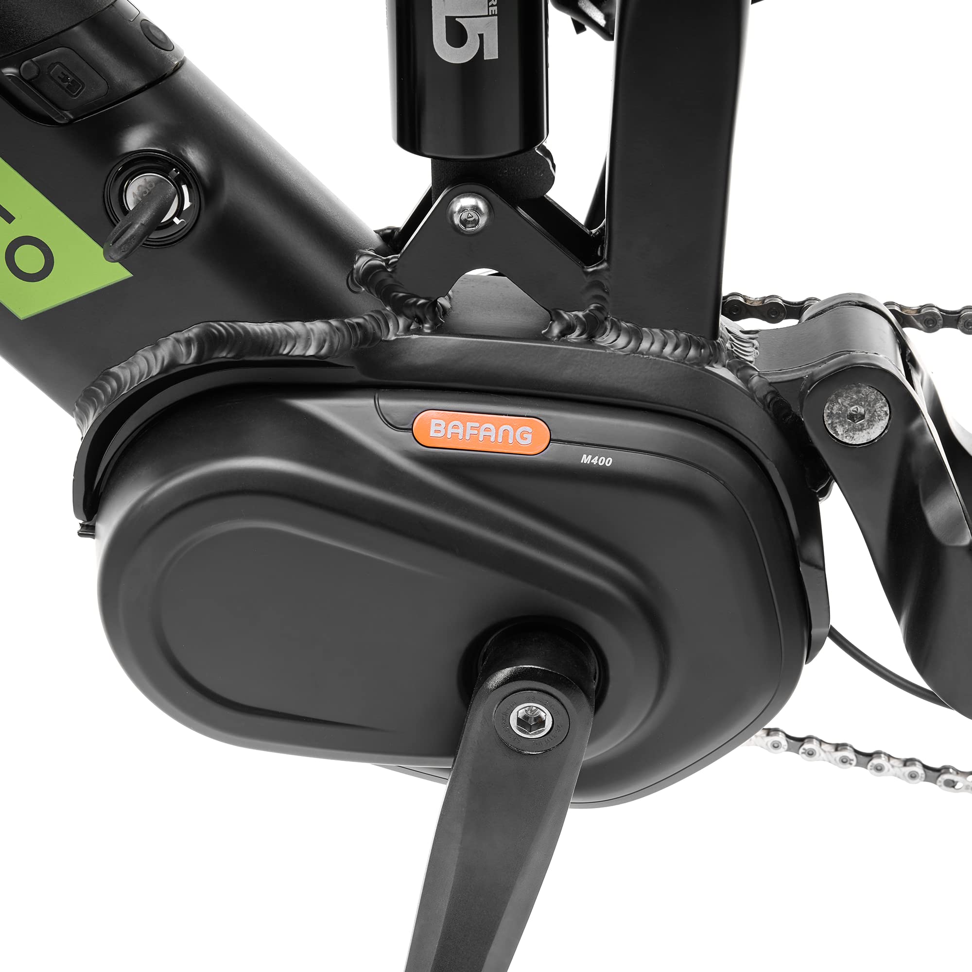 Argento, Performance Pro, Vélo de Montagne électrique, Moteur 250W, Batterie 468WH, 27.5 Pouces, Noir et Vert