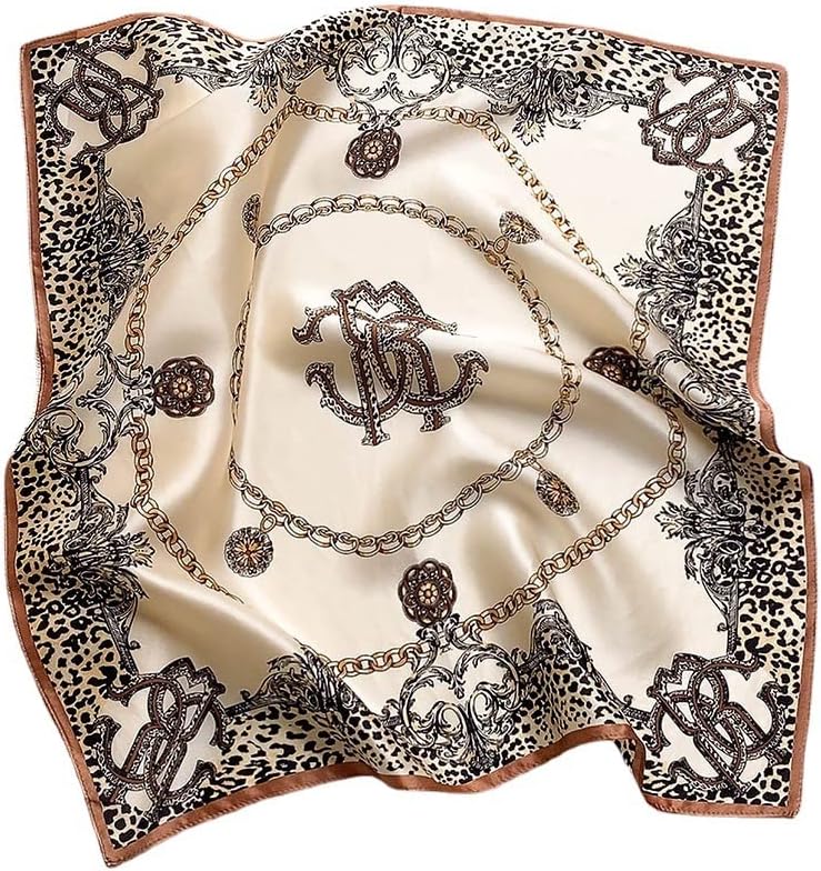 Mulberry Silk Scarfs Neck Scarf 21"x21" Small Square Scarfs hair scarf bandana for Women Gift Packed - Image 6