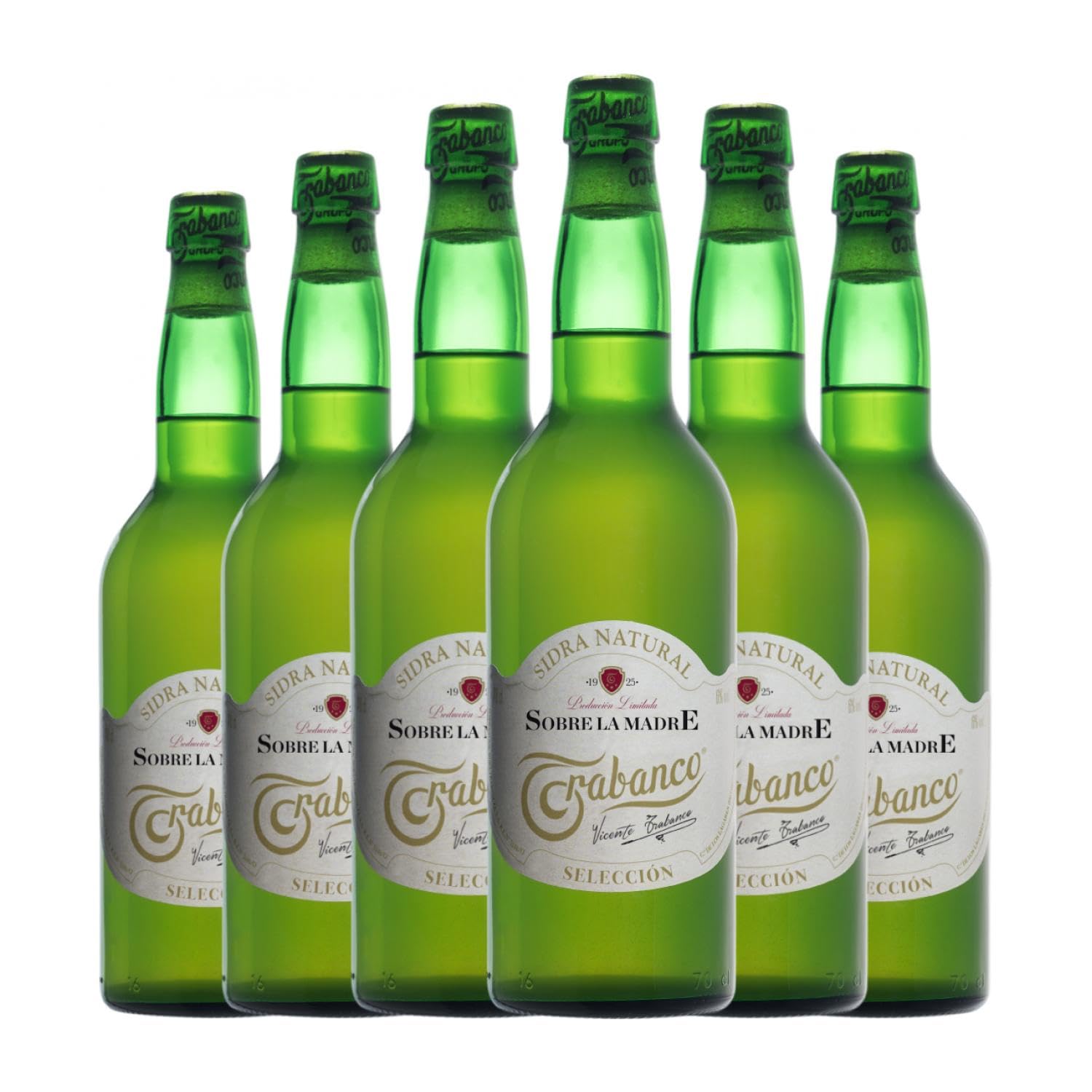 Sidra Trabanco Sobre La Madre 75 cl (Caja de 6 Botellas de 75 cl)