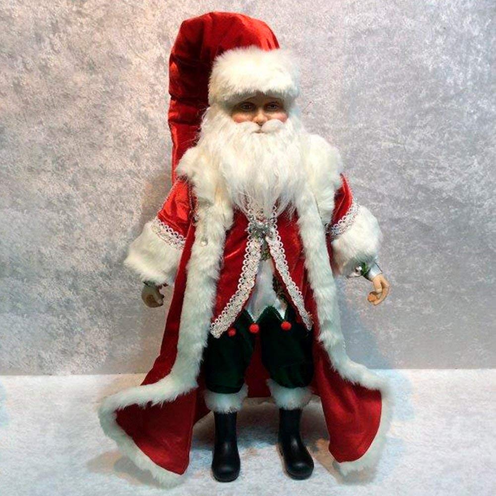 Katherine's Collection 2020 Snow Day Santa Doll 24 inches