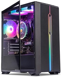 Gaming Desktop PC Computer I3 13100F,GTX1660S,16G DDR4, NVME 500GB SSD, 6 RBG Fans, Windows 11 Pro Ready to use (I3 13100F| GTX1660S)
