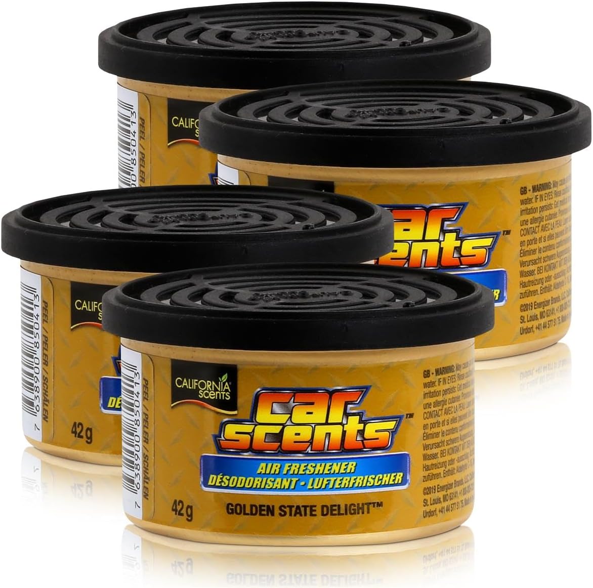 CALIFORNIA CAR SCENTS GOLDEN STATE DELIGHT AIR FRESHENER HOME VAN