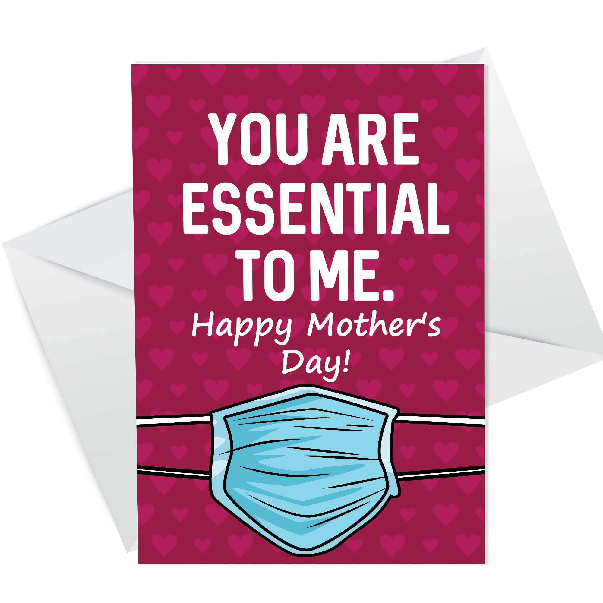Funny Lockdown Mother's Day Card For Mum Mummy From Daughter Son Joke